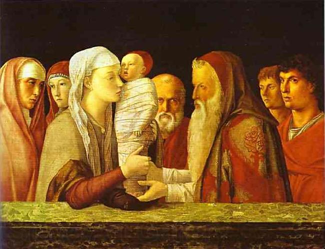 Giovanni Bellini The Presentation in the Temple. Spain oil painting art